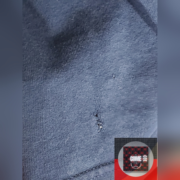 Empire Worldwide Navy with Geometric Design on Pocket T-shirt - Picture 6 of 6